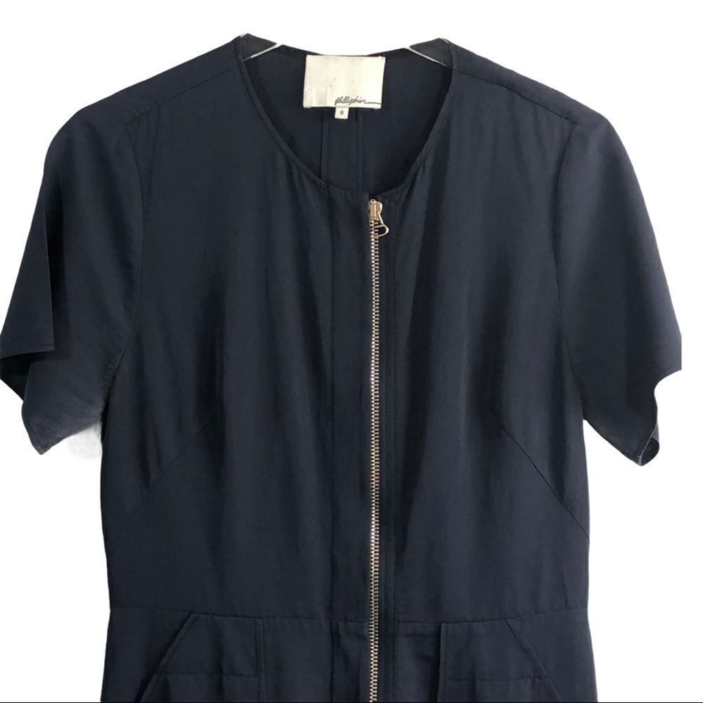 PHILLIP LIM 3.1‎ - FABULOUS/FLIRTY DARK NAVY DRESS - B15